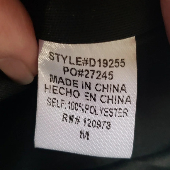 Entro NWT Mini Dress Medium Black Long Sleeves Party Holiday Christmas Ball - Picture 12 of 15